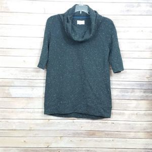 Lou & Grey Marled Cowl Necked Sweatshirt Sz XS